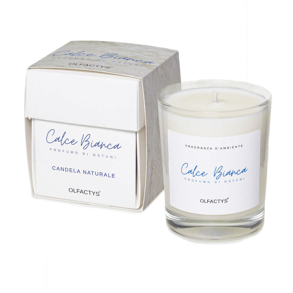 CALCE BIANCA -  Candela Artigianale Naturale